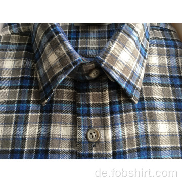 Flanell Stoff Business Shirt